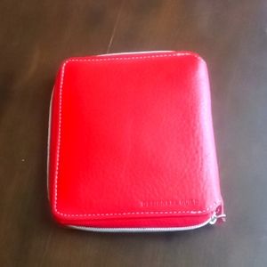 Red Leather Designer's Guild Wallet